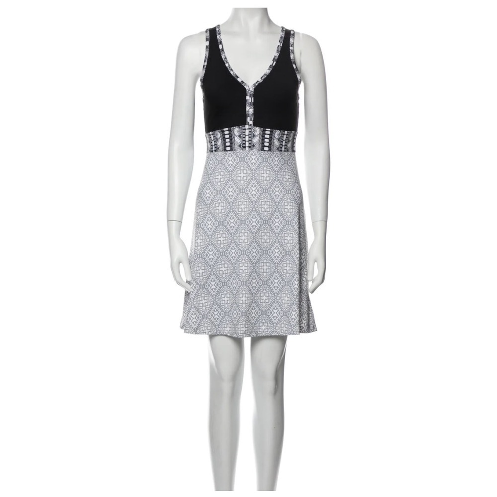 Marmot A-Line Dress In Gray And Black Size Medium